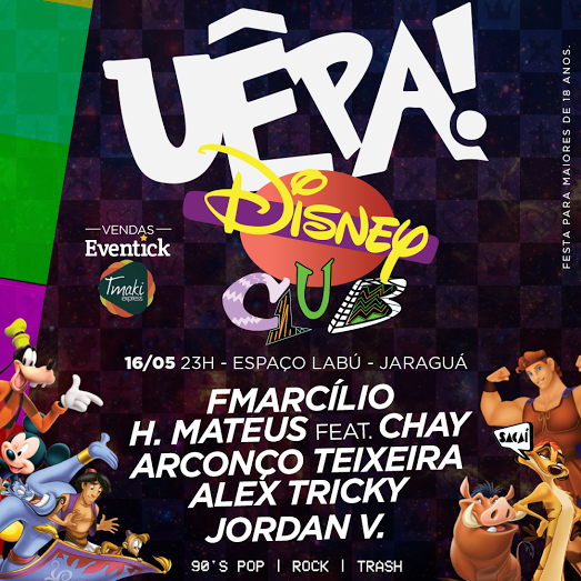 Disney Club é tema de segunda edição de festa voltada aos anos 90