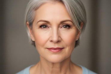 Imagem gerada pelo Gemini para “se descrever” como protagonista do experimento de ser uma mulher de 60 anos